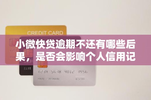 小微快贷逾期不还的后果与个人征信影响解析